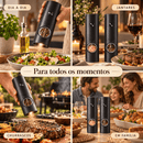 Moedor elétrico de temperos Gran Elegance preto