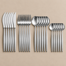 Faqueiro Vicenzo em Aço Inox - 24 Peças ou Kit Promocional com 48 Peças®