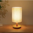 Luminária de Mesa LED em Madeira Nórdica