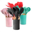 Kit 12 Utensílios de Cozinha em Silicone