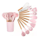 Kit 12 Utensílios de Cozinha em Silicone